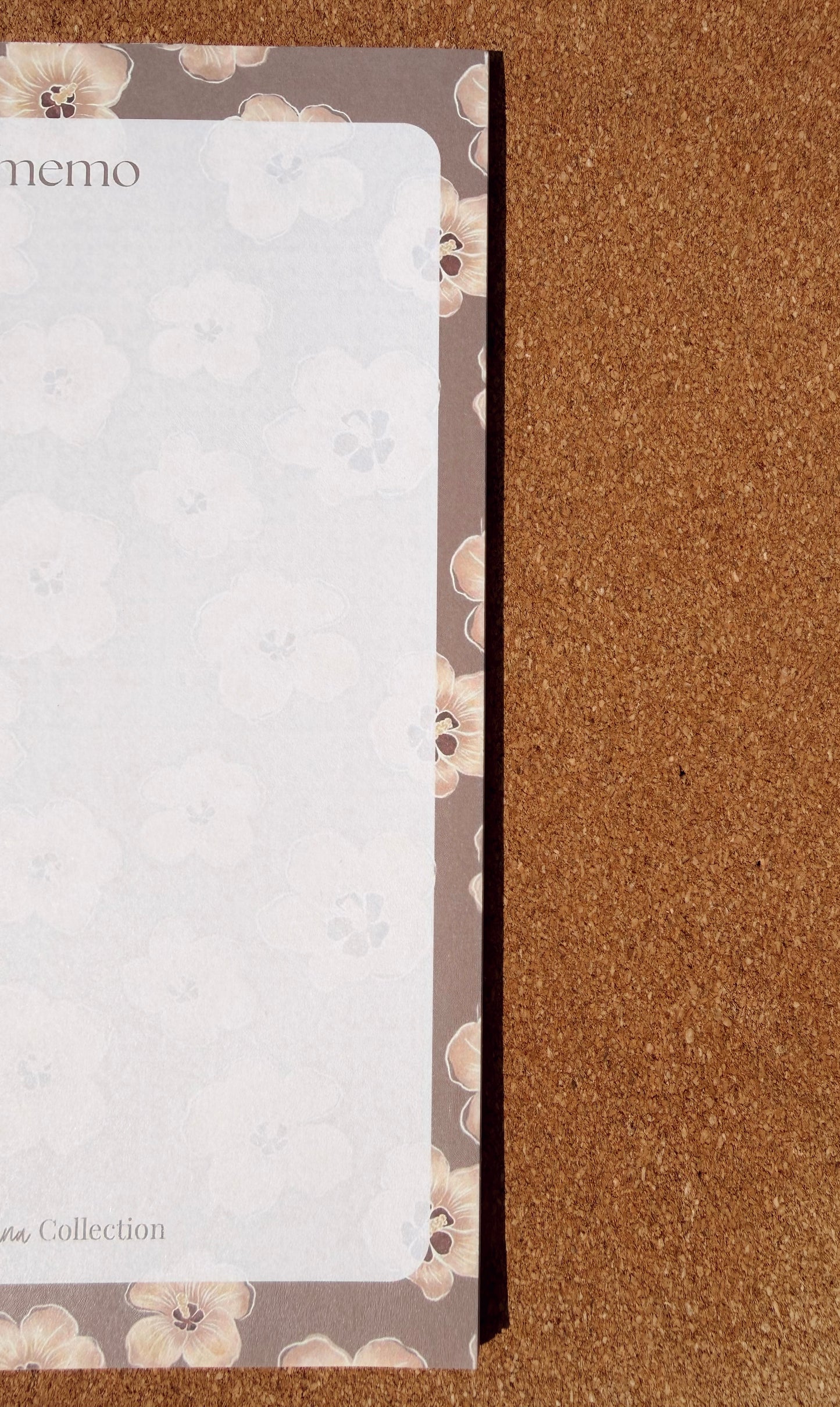 Memo Pad - Hau Hazelnut