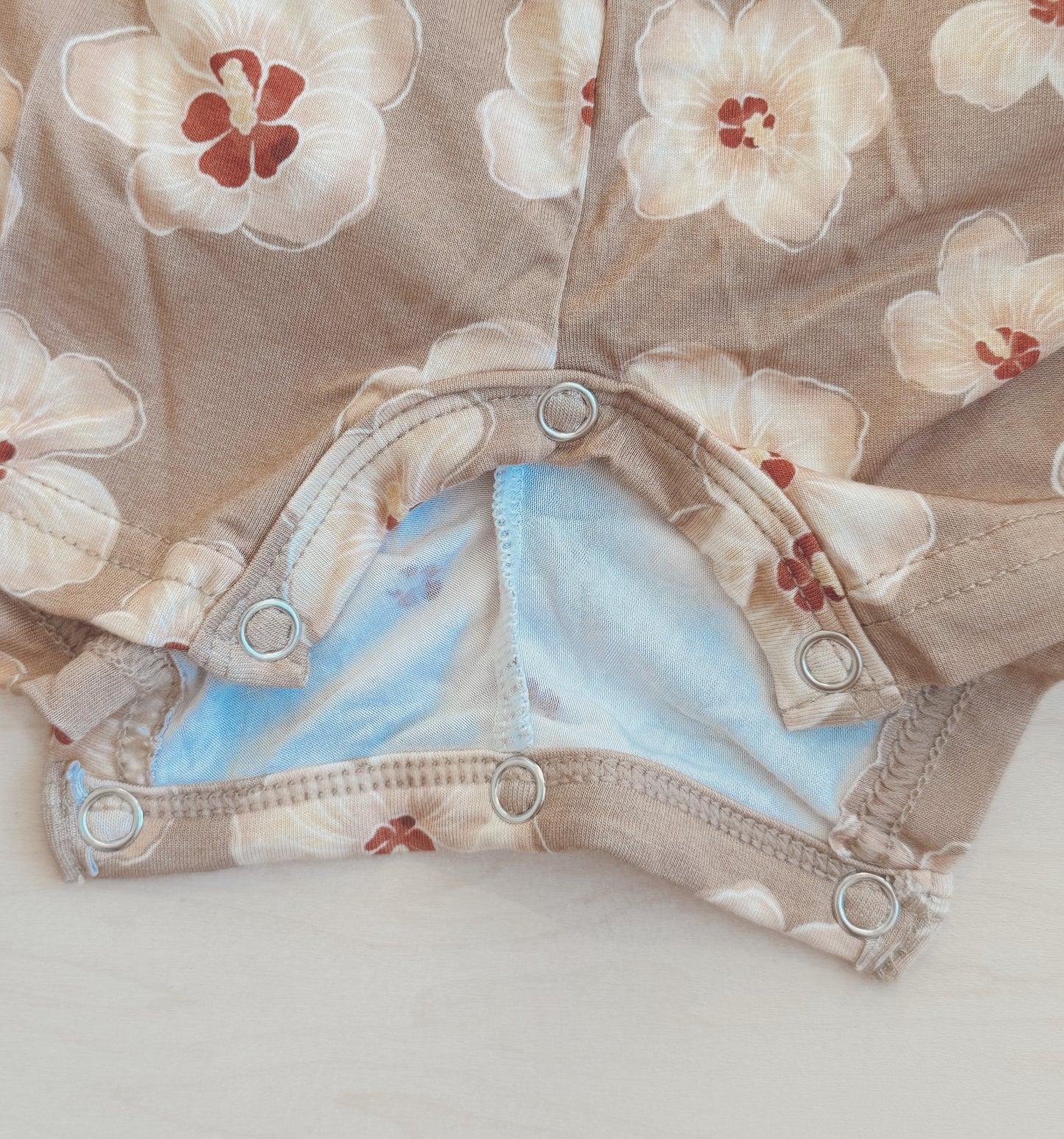 Layla Honey Romper - Hebrew Hazelnut