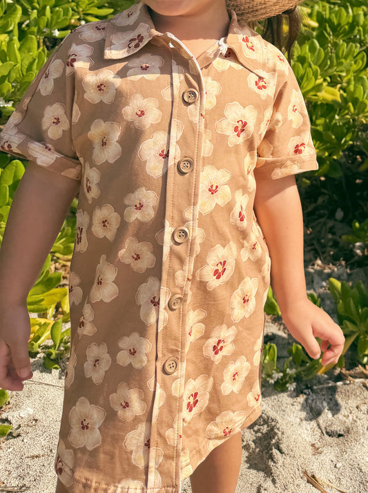 Kawehi Honey Dress - Hau Hazelnut
