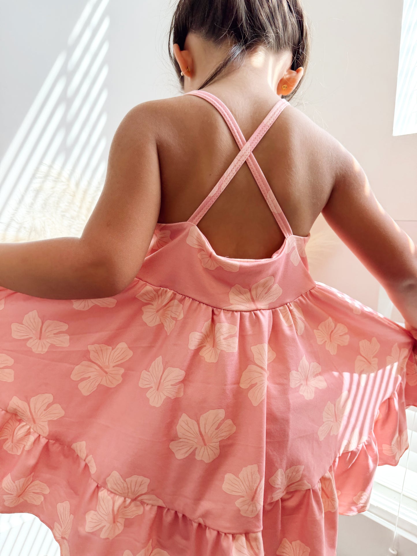 Keani Honey Dress - Hibiscus Blush