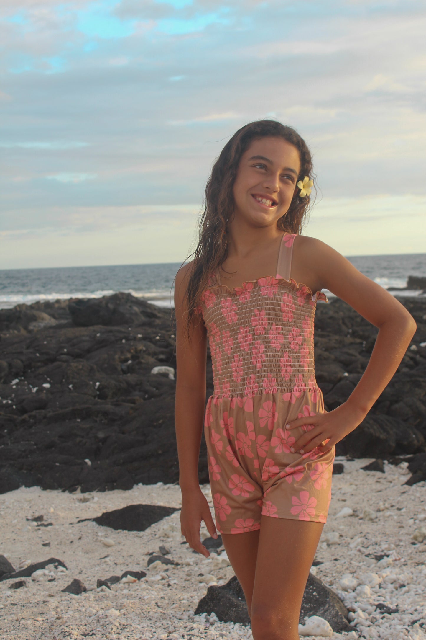 Kendall ʻŌpio Romper - Pua Kala