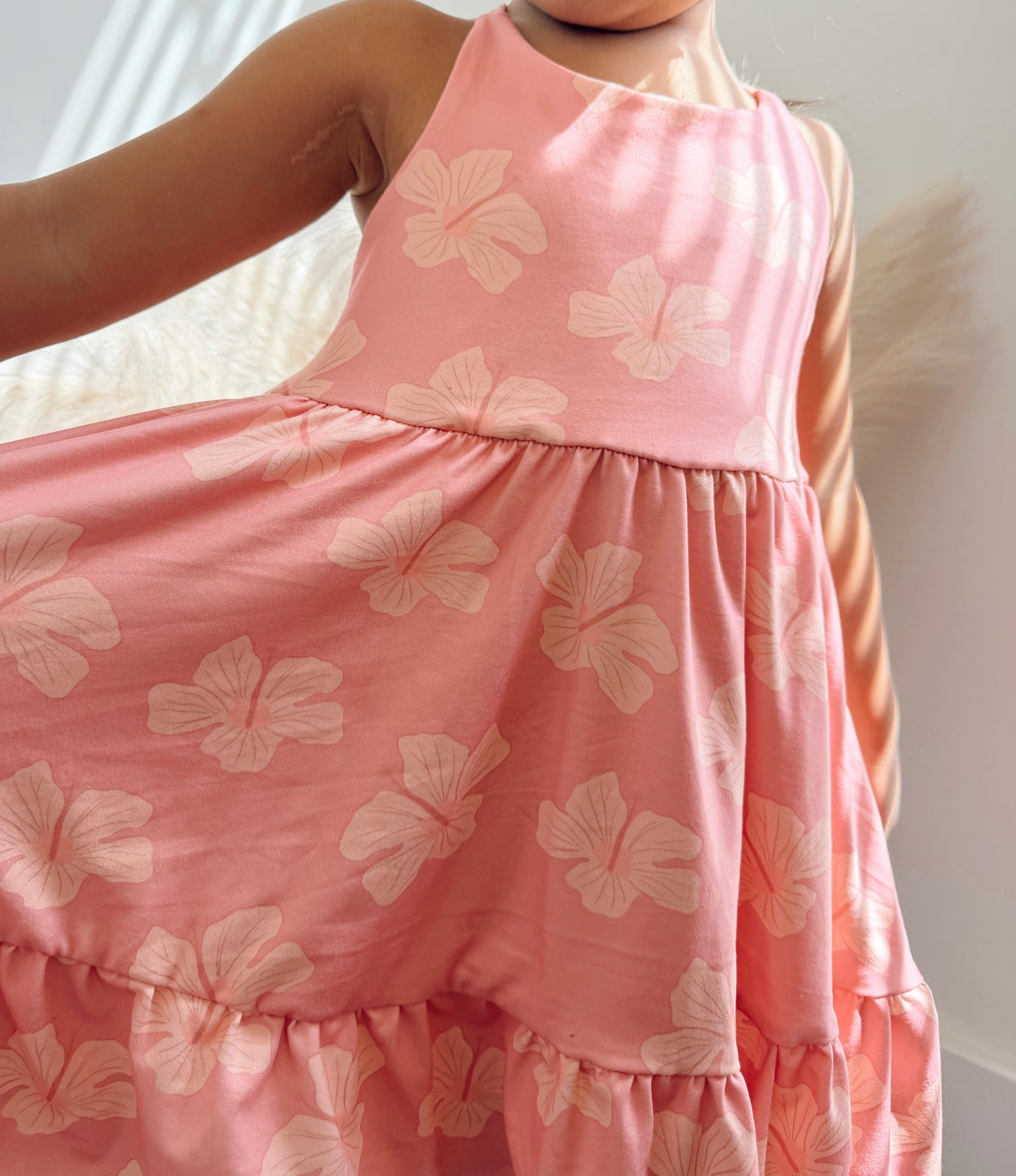 Keani Honey Dress - Hibiscus Blush