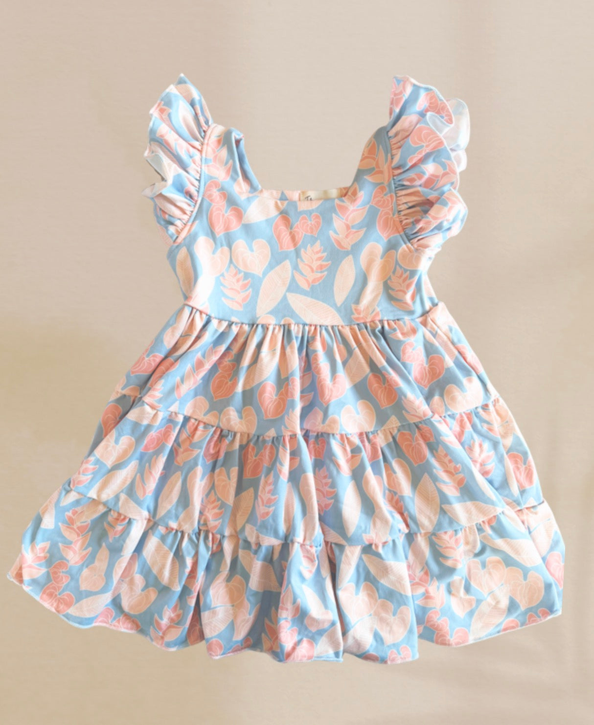 Amry Honey Dress - Tropical Sky