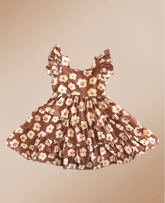 Amry Honey Dress - Hau Mocha